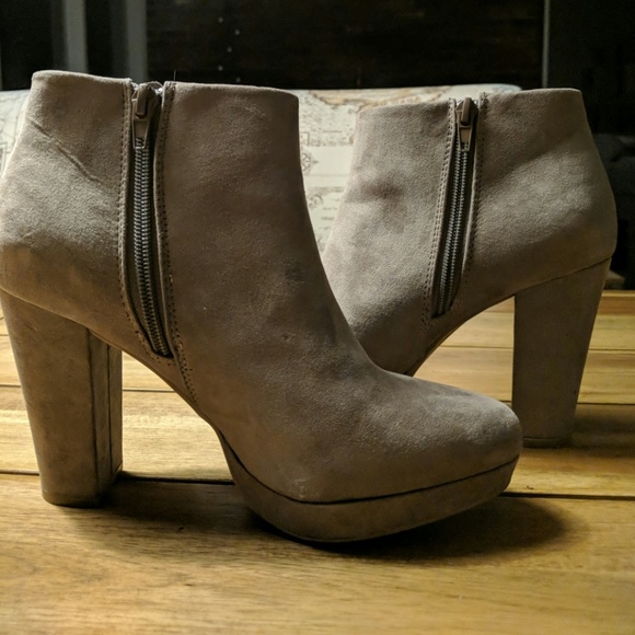 Suede New Direction Heels - Picture 3 of 5